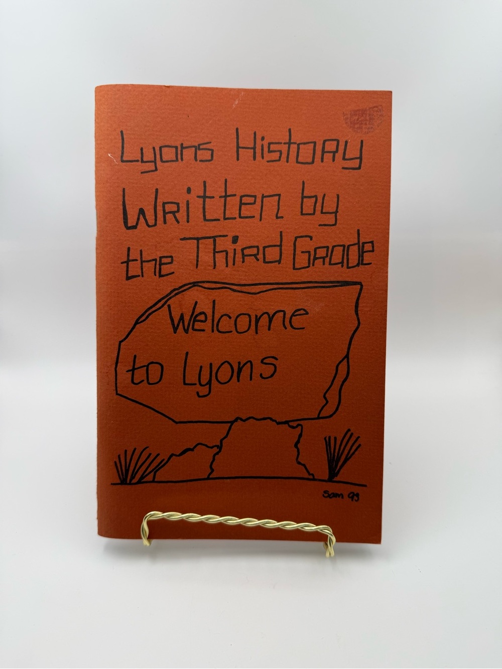 Vintage Lyons History Book Written By The Third Grade Local Colorado
Memorabilia